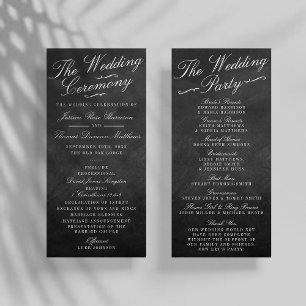 The Fancy Chalkboard Wedding Collection Programs