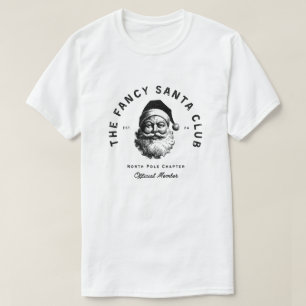 ‘The Fancy Santa Club’ - Christmas Art Print T-Shirt