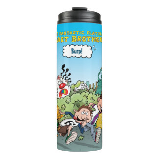 The Fantastic Flatulent Fart Brothers Gassy Gulp Thermal Tumbler
