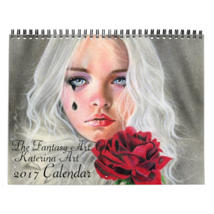 The Fantasy Art of Katerina Art 2017 wall calendar