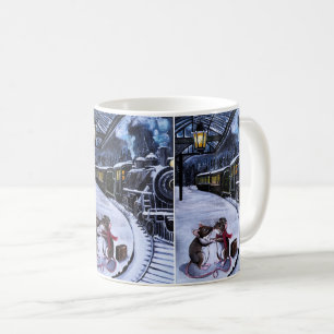 The Farewell Kiss Painting by Alfred Fox Coffee Mug
