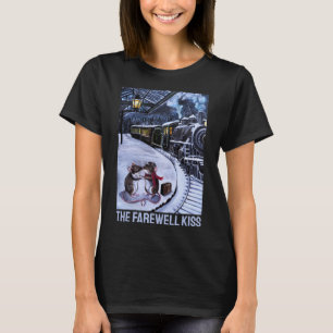 The Farewell Kiss Painting by Alfred Fox T-Shirt