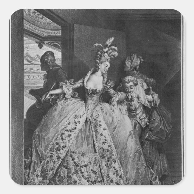 The Farewells Square Sticker (Front)