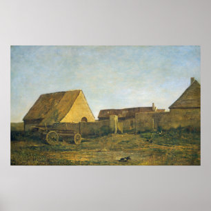 The Farm - Charles-François Daubigny Fine Art Poster