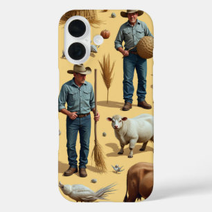 The farmer whose harvest is over iPhone 16 case
