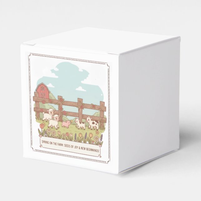 the farms animals  favour box (Front Side)