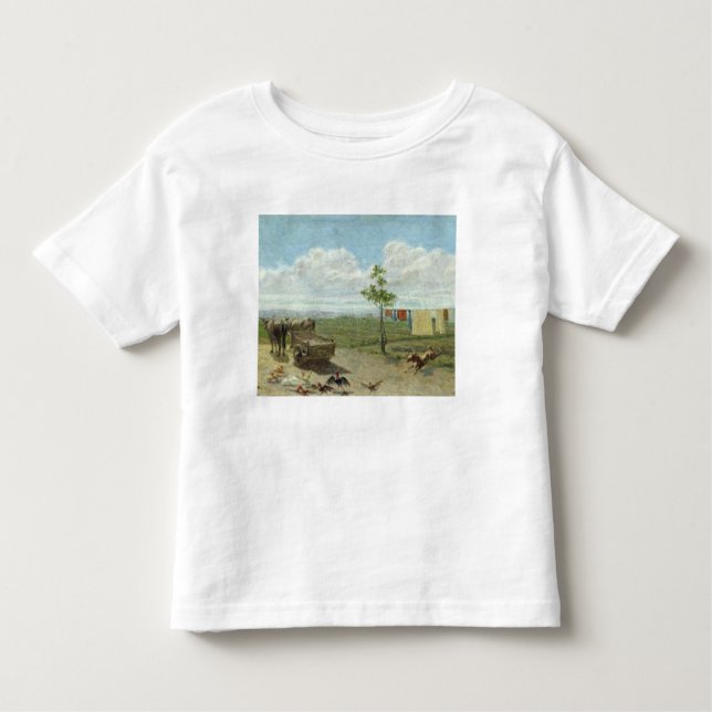 The Farmyard (oil on canvas) Toddler T-Shirt (Front)