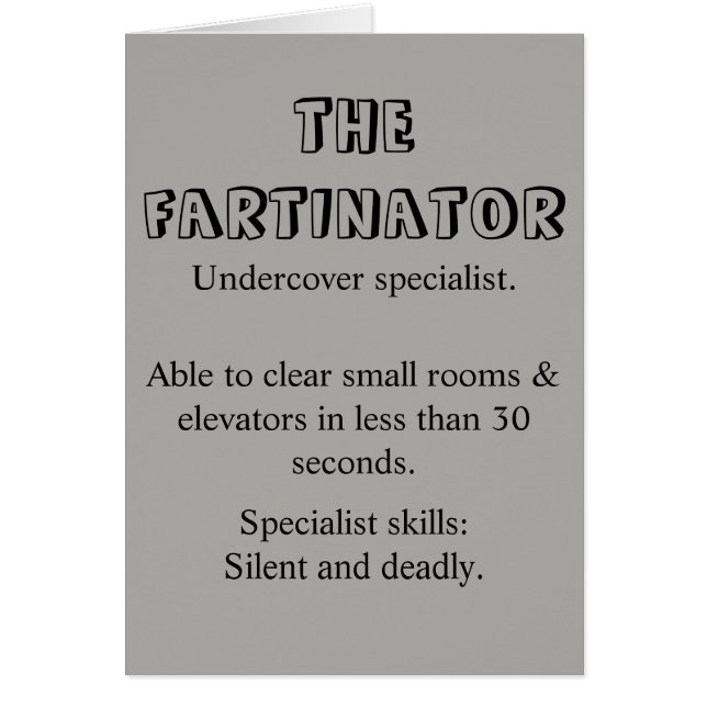 The Fartinator Happy Father's Day (Front)