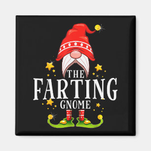 The Farting Gnome Christmas Matching Magnet