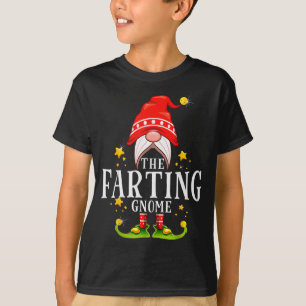The Farting Gnome Christmas Matching  T-Shirt