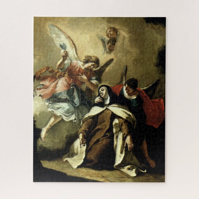 The Fascination of St Therese - Fontebasso Jigsaw Puzzle (Vertical)