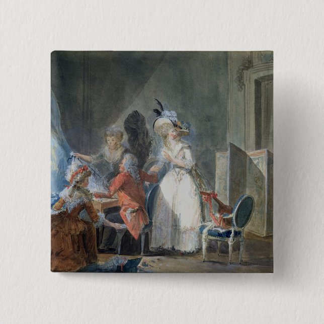 The Fashion Seller 15 Cm Square Badge (Front)