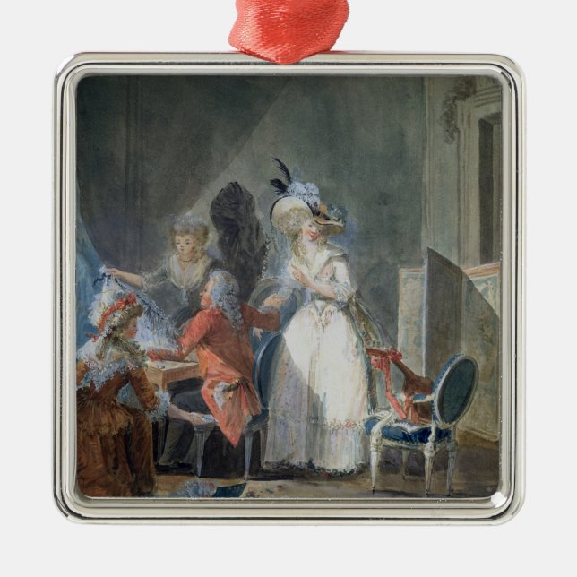 The Fashion Seller Metal Ornament (Front)