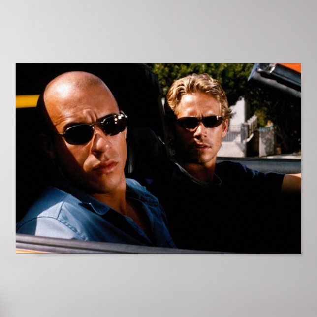 The Fast and the furious Poster (Front)