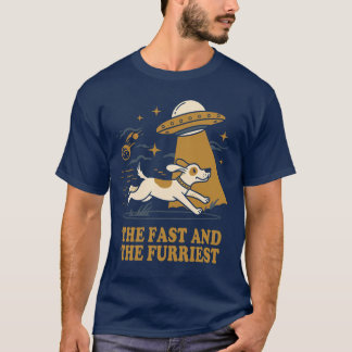 The Fast and the Furriest – UFO Dog Chase T-Shirt