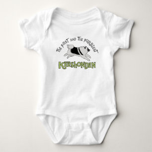 The Fast & The Furriest Keeshonden Baby Bodysuit