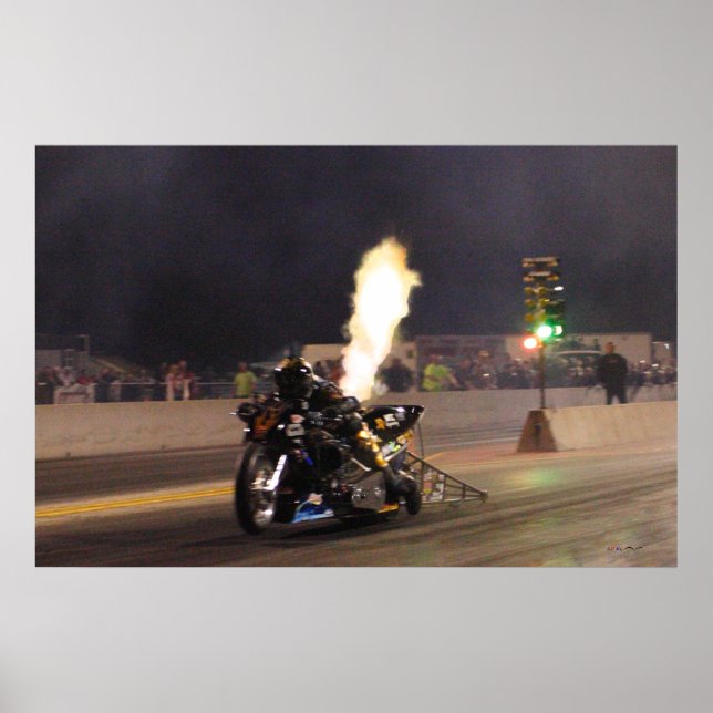 "THE FASTEST DRAG BIKE ON THE PLANET" 250.97 MPH POSTER (Front)