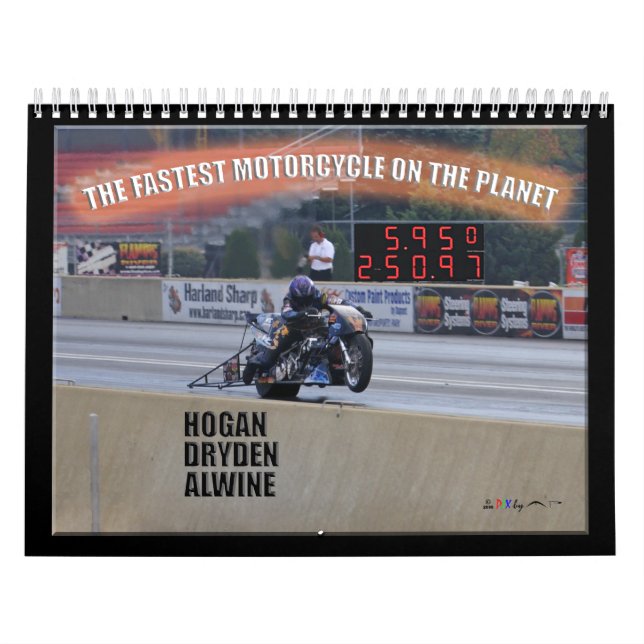 The Fastest Dragbike On The Planet... Sponsor Calendar (Cover)