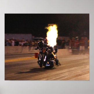 "The Fastest Top Fuel Drag Bike On The Planet" Poster