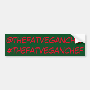 The Fat Vegan Chef social media sticker
