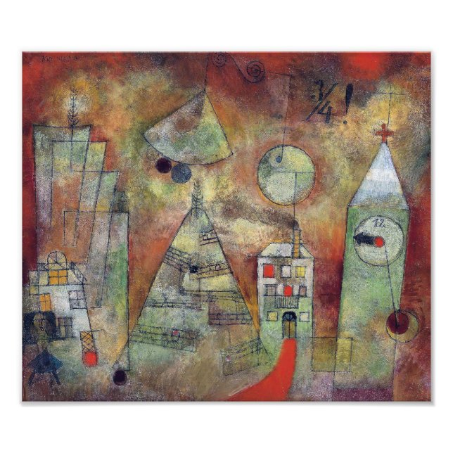The Fateful Hour, 3 Quarters to 12 | Paul Klee | Photo Print (Front)