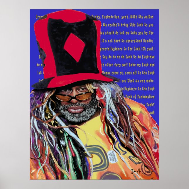 The Father of Funk custom portrait Poster (Front)