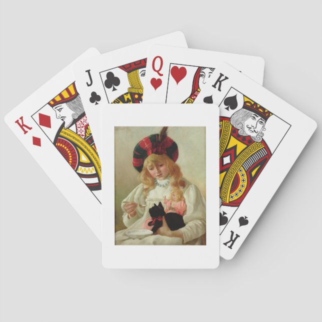 The Favourites, 1895 (oil on canvas) Playing Cards (Back)