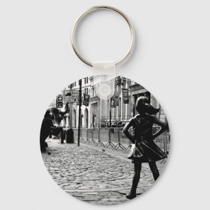 The Fearless Girl Key Ring