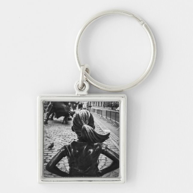 The Fearless Girl  Key Ring (Front)