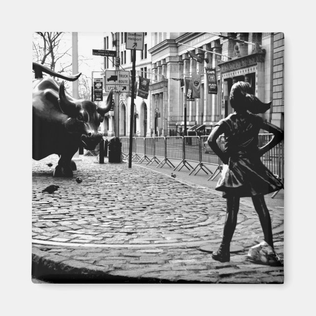 The Fearless Girl Magnet (Front)
