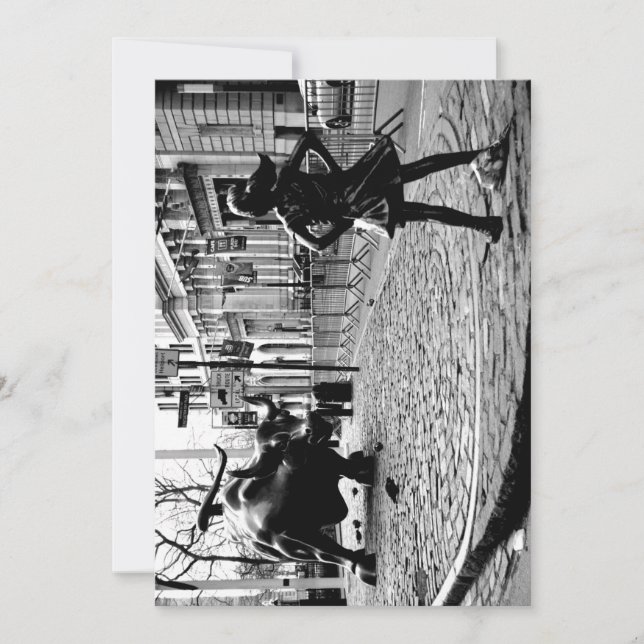 The Fearless Girl Thank You Card (Front)