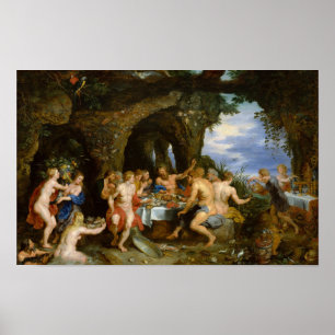 The Feast of Achelous Poster