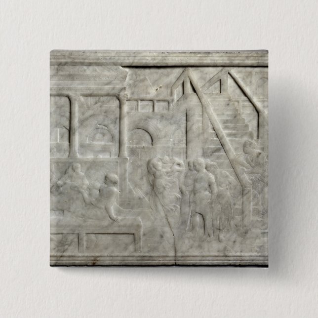 The Feast of Herod 15 Cm Square Badge (Front)