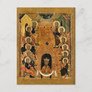 The Feast of Pentecost from a Festival Tier Icon Postcard