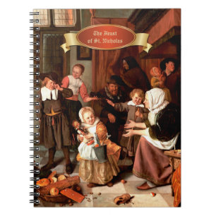 The Feast of St.Nicholas. Fine Art Gift Notebooks