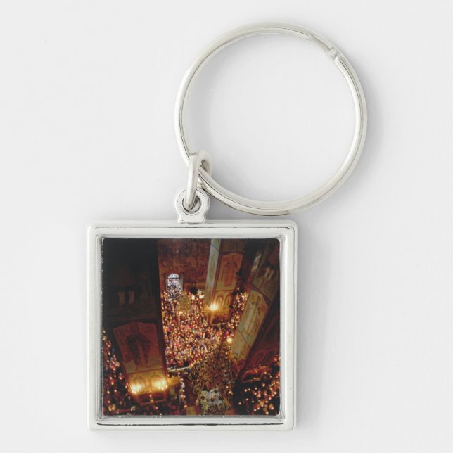 The Feast of the Assumption of the Virgin Key Ring (Front)