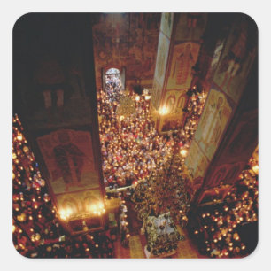 The Feast of the Assumption of the Virgin Square Sticker