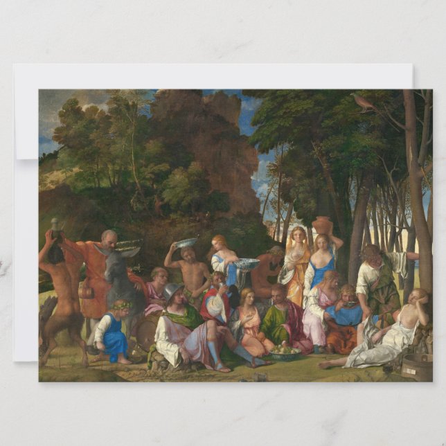 The Feast of the Gods (by Giovanni Bellini) Card (Front)