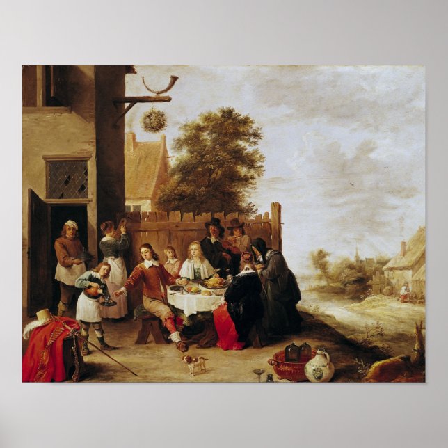 The Feast of the Prodigal Son, 1644 Poster (Front)