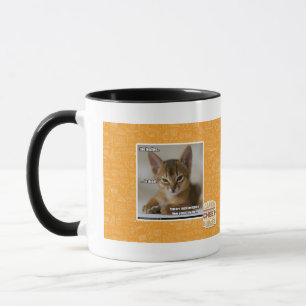 The feather is dead. mug