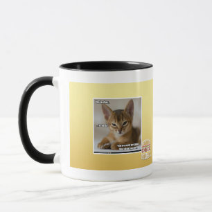 The feather is dead. mug