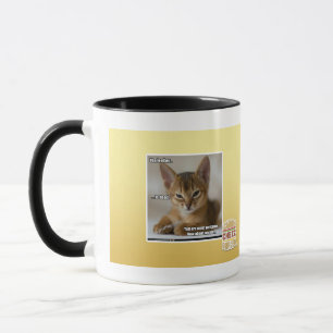 The feather is dead. mug