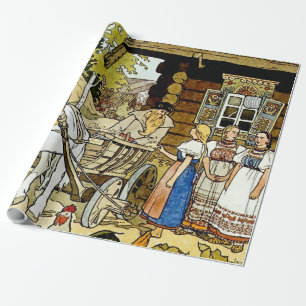 “The Feather of Finist” by Ivan Bilibin Wrapping Paper