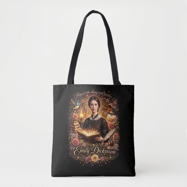 The Feathered Hope Tote Bag (Front)