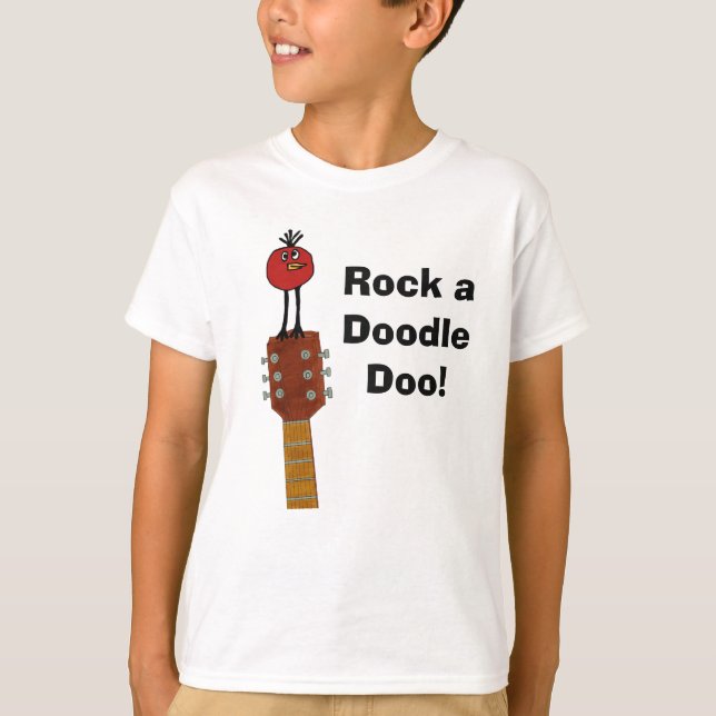 The Feathertons Rock a Doodle Doo T-Shirt (Front)