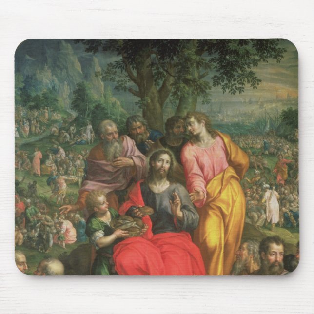 The Feeding of the Five Thousand, c.1590 Mouse Pad (Front)