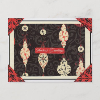The Feel of Christmas Holiday Postcard