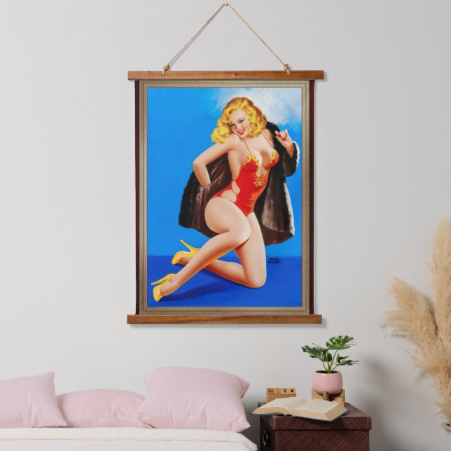 The Feel Of Mink by Peter Driben Hanging Tapestry (Bedroom)