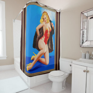 The Feel Of Mink by Peter Driben Shower Curtain