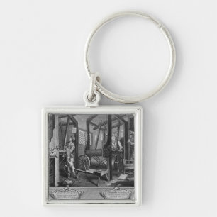 The Fellow 'Prentices at their Looms Key Ring